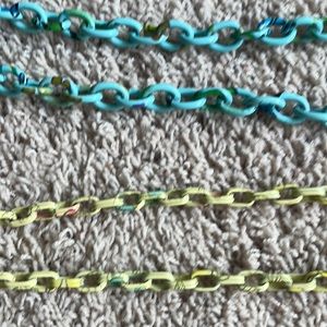 Chain link necklaces -set of 2